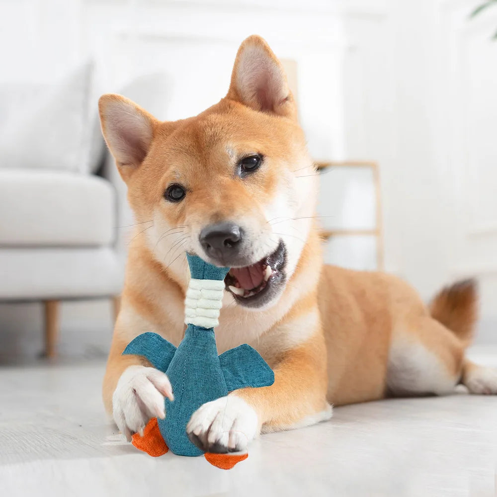 Sound Bite Geese Pet Toys - Medium Size