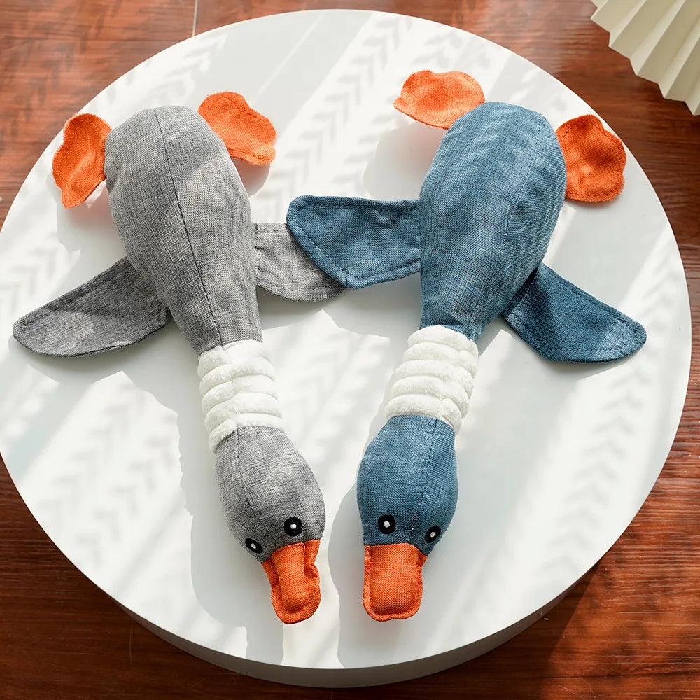 Sound Bite Geese Pet Toys - Medium Size