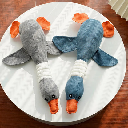 Sound Bite Geese Pet Toys - Medium Size