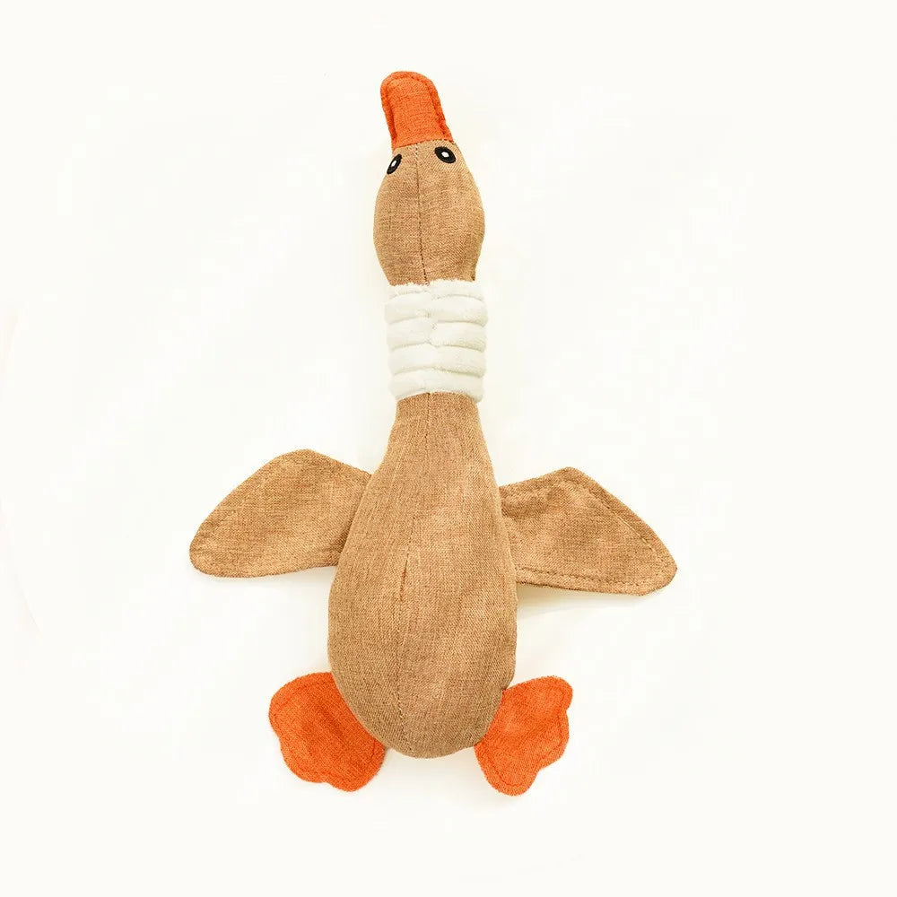 Sound Bite Geese Pet Toys - Medium Size